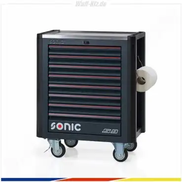 Sonic gefüllter Werkstattwagen NEXT S9 / 384-tlg.
